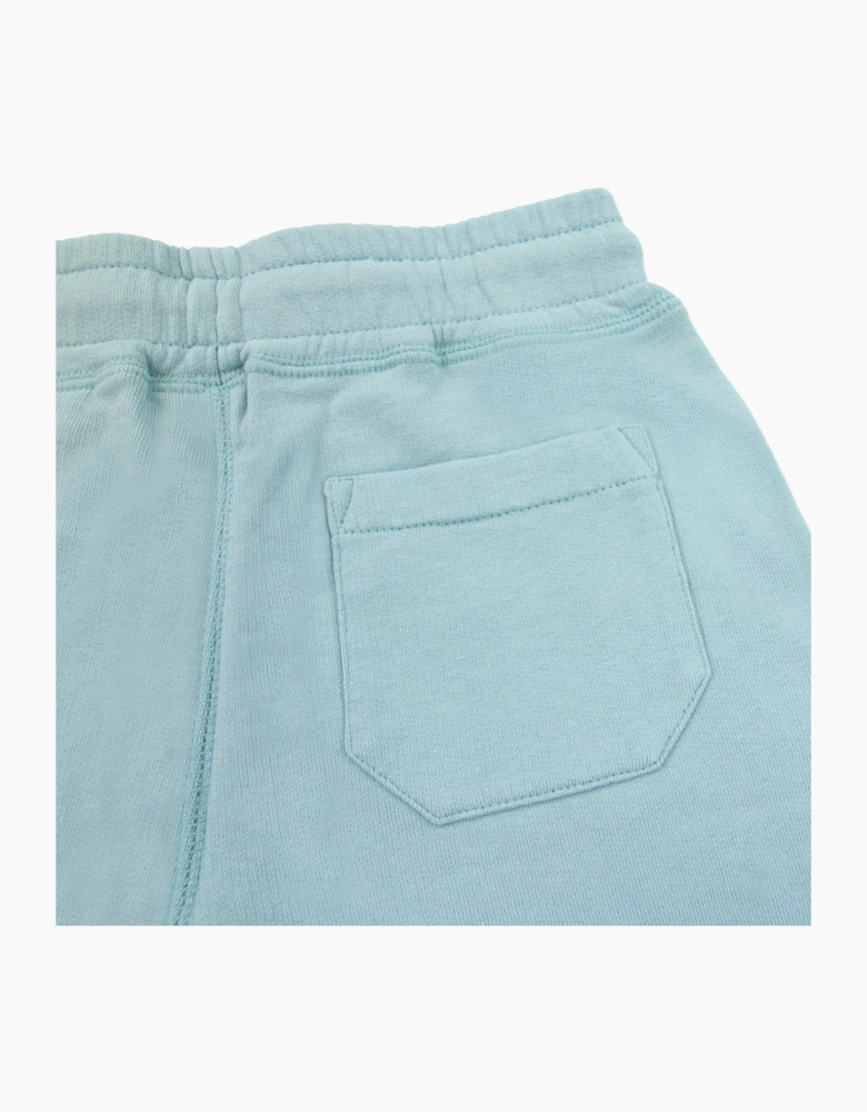 Cp Company Undersixteen Grey Lens Logo Bermuda Shorts Mineral Blue 811