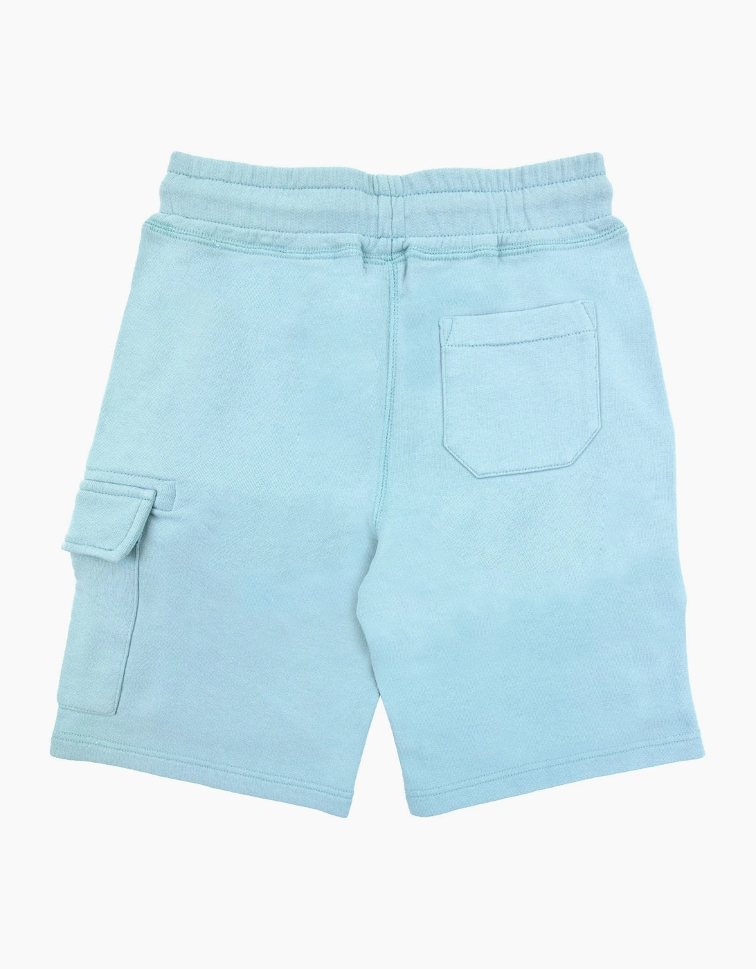 Cp Company Undersixteen Grey Lens Logo Bermuda Shorts Mineral Blue 811