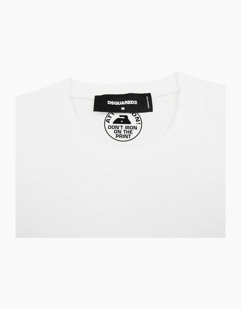 Dsquared2 Dsq2 Arcade Games Cool T Shirt White 100