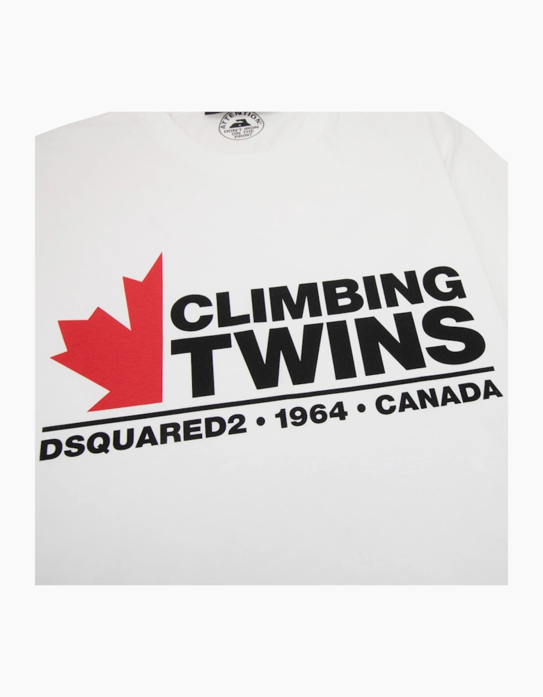 Dsquared2 Climbing Twins T-shirt White