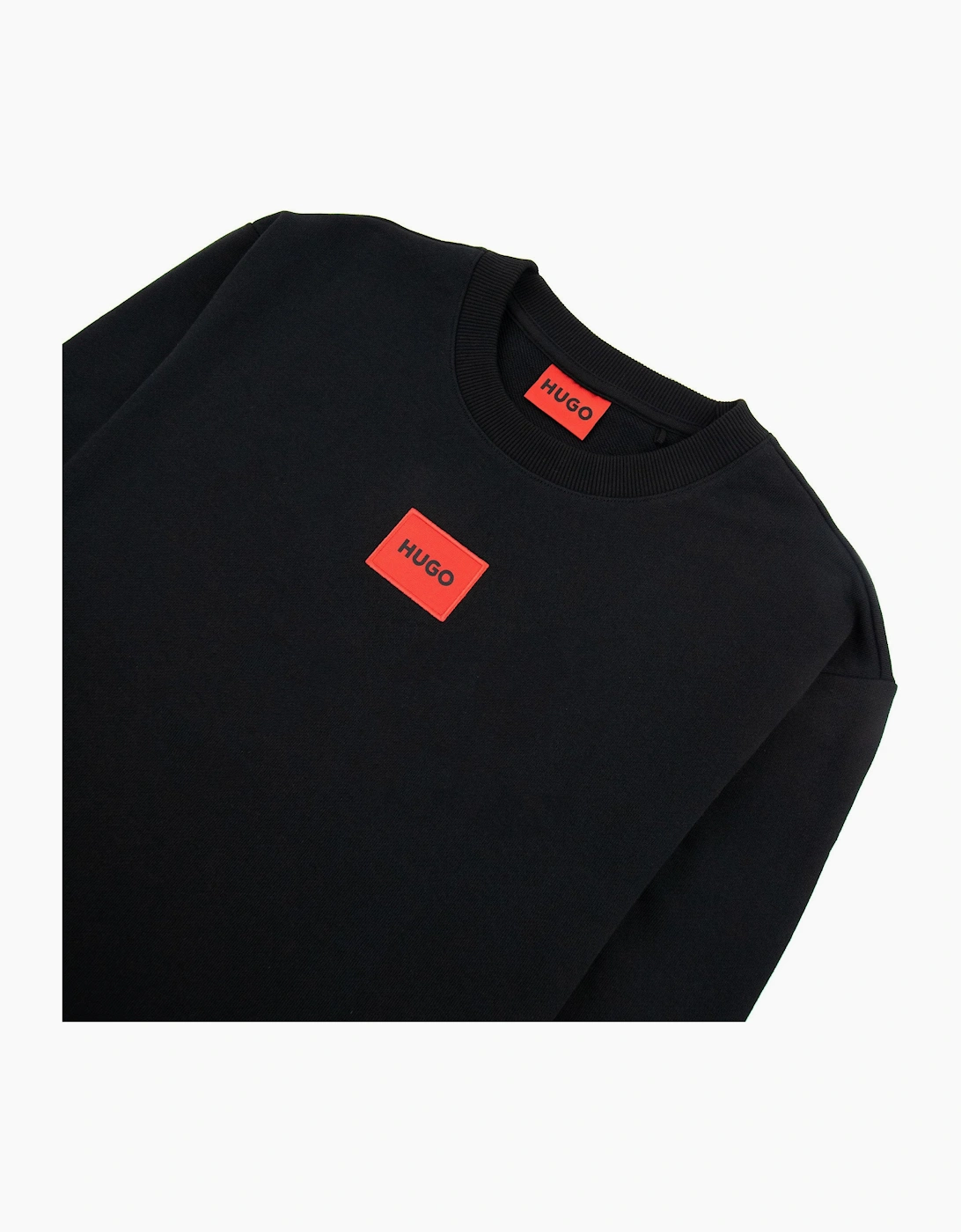 Hugo Diragol212 Patch Logo Sweatshirt Black 001