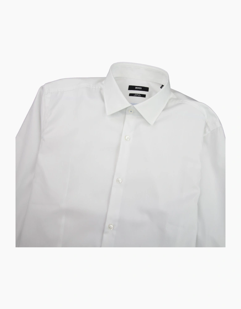 Hugo Boss Slim Fit Stretch Shirt White