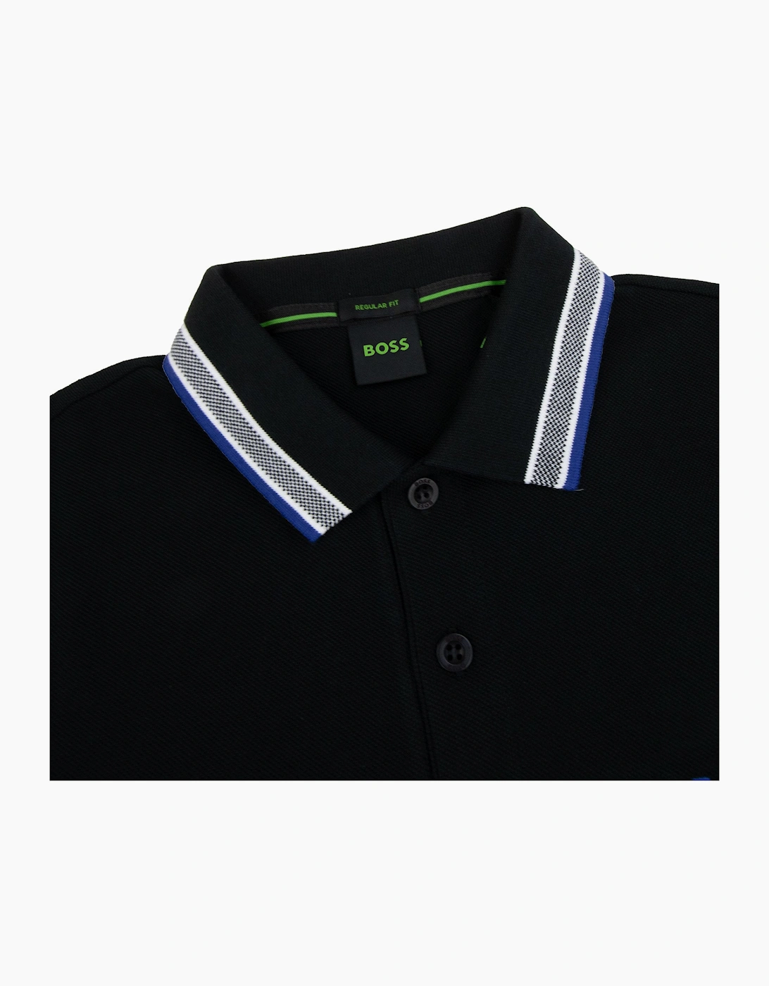 Hugo Boss Paddy Embroidered Logo Polo Black 009