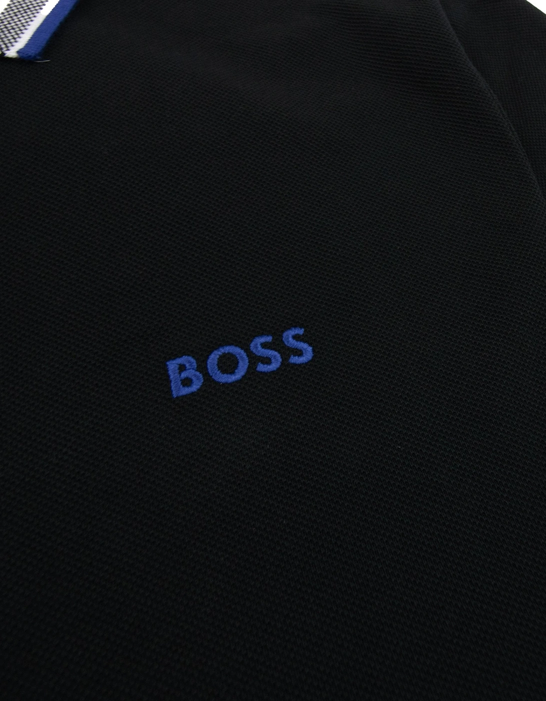 Hugo Boss Paddy Embroidered Logo Polo Black 009
