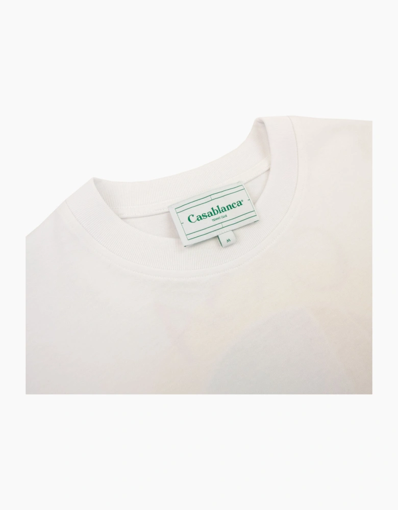 Casablanca L Arche De Nuit Printed T Shirt White 001