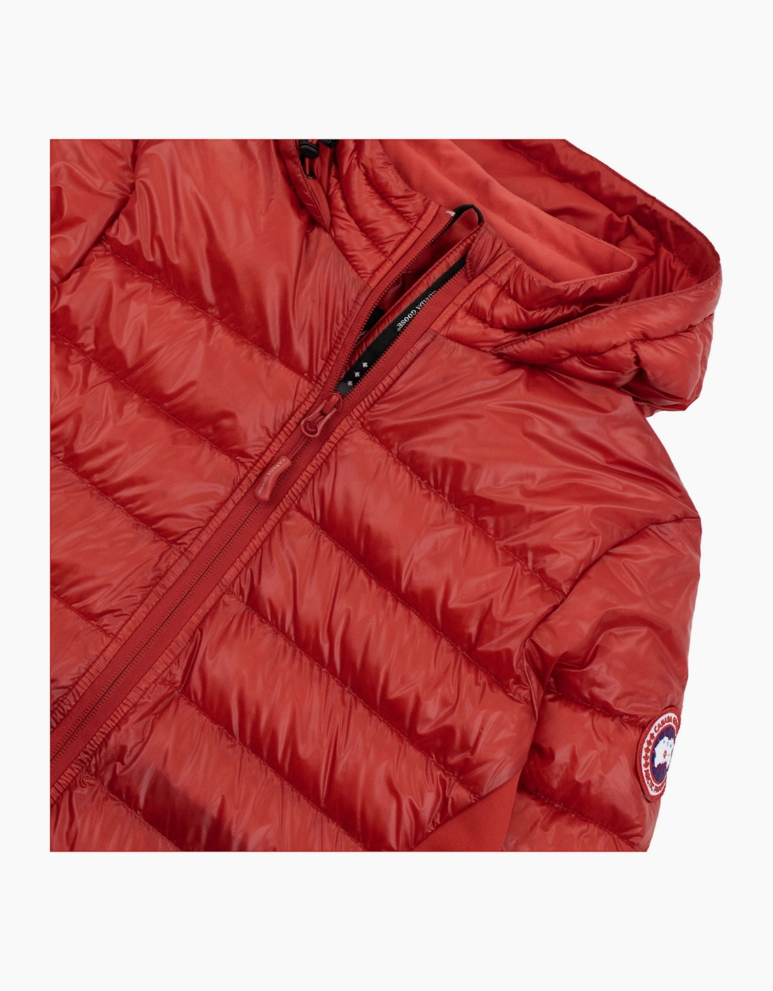 Canada Goose Hybridge Lite Hooded Coat Red