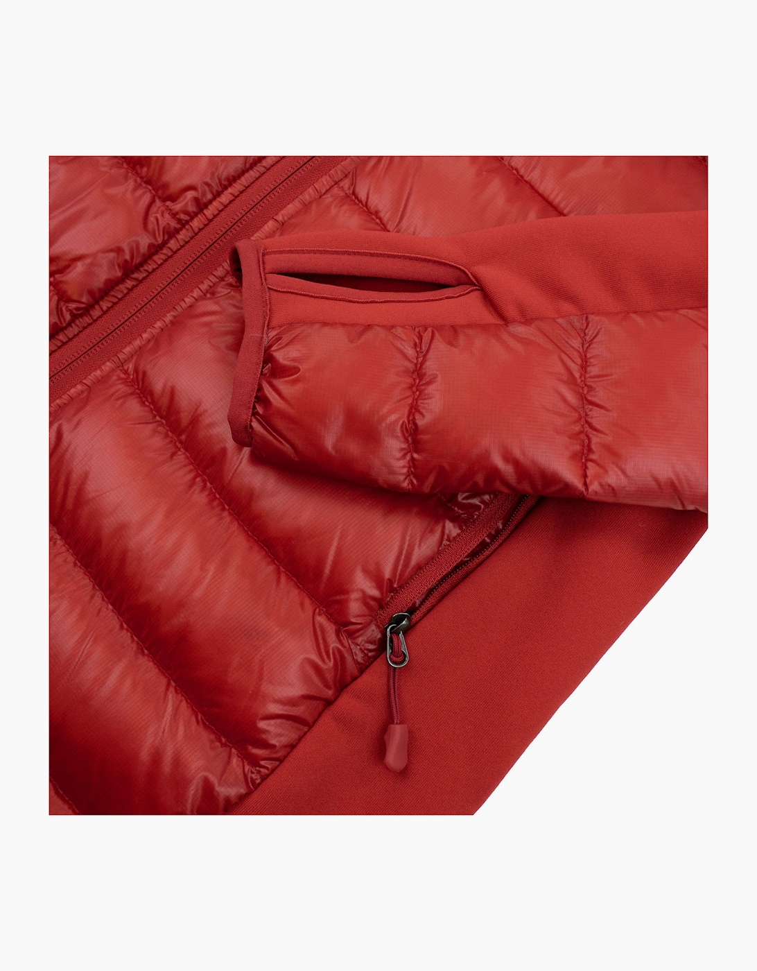 Canada Goose Hybridge Lite Hooded Coat Red