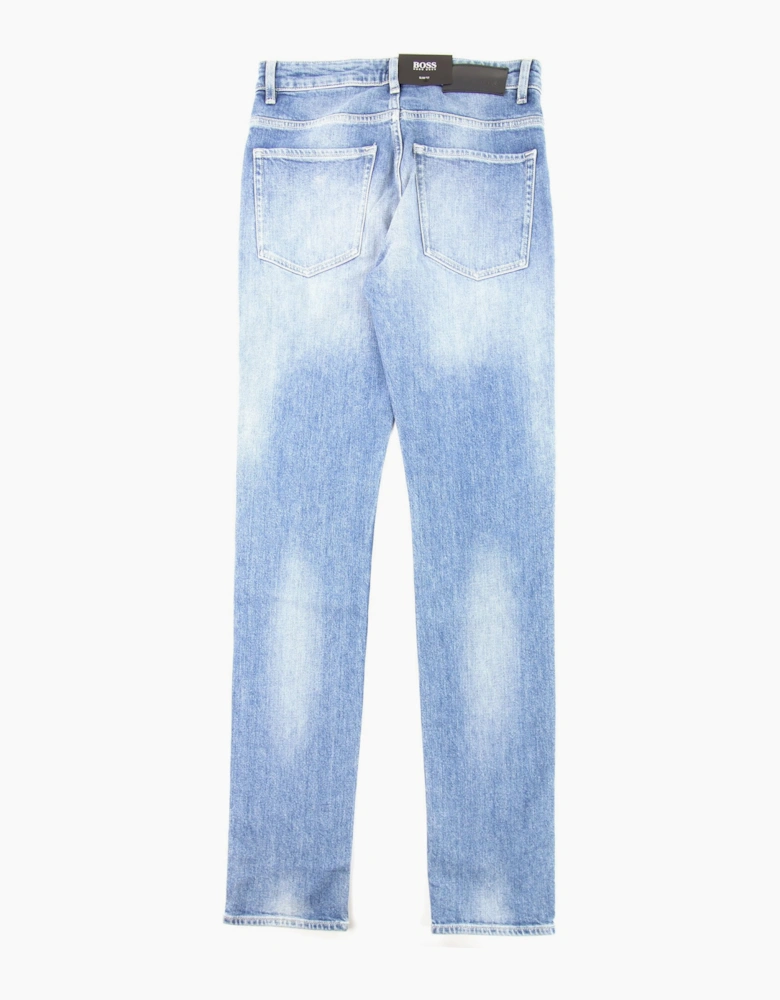 Hugo Boss Delaware 3-1 Slim Fit Mid Stonewash Jeans Blue