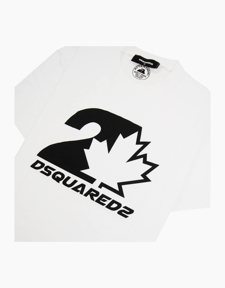 Dsquared2 Dsq2 Logo Cool T Shirt White 100