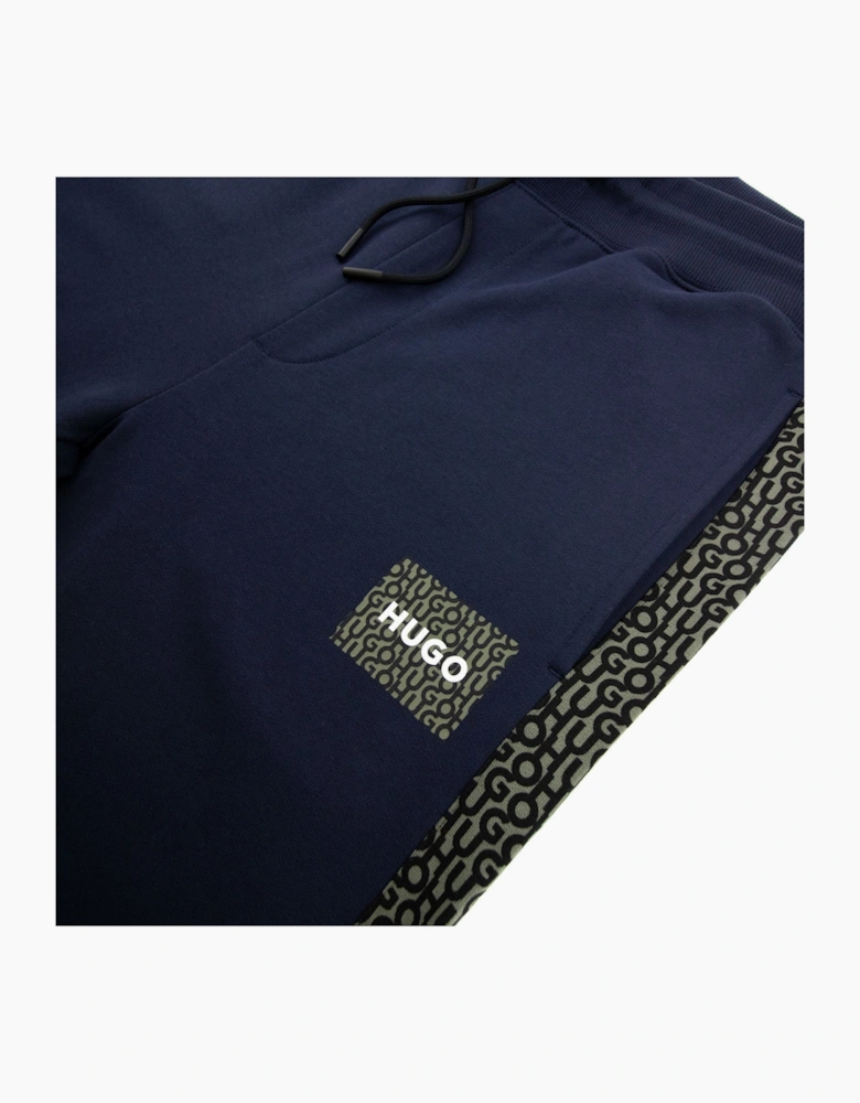 Hugo Dacino Side Logo Tracksuit Pants Dark Blue 405