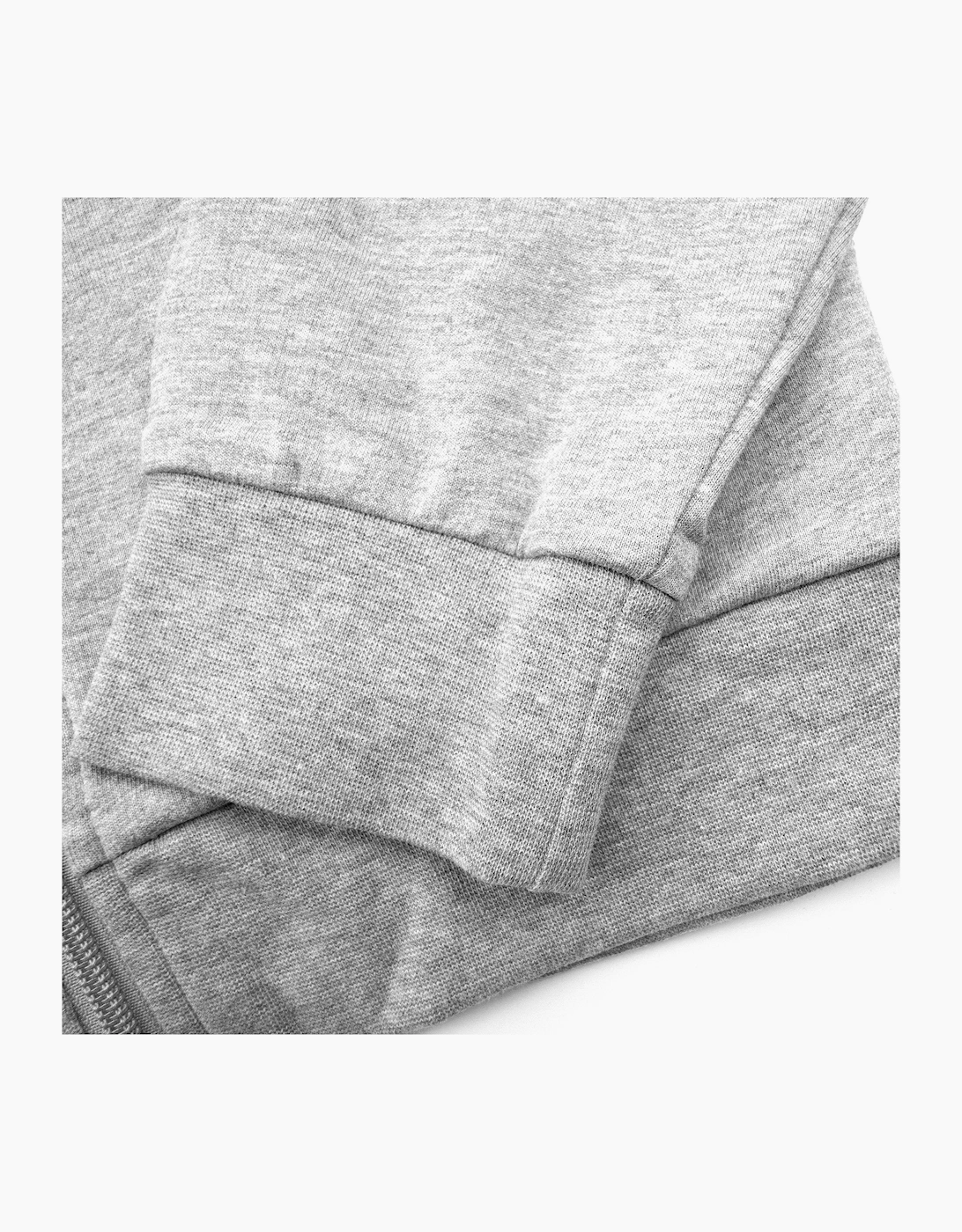 Hugo Boss Authentic Stripe Logo Zip Up Hoody Grey 033