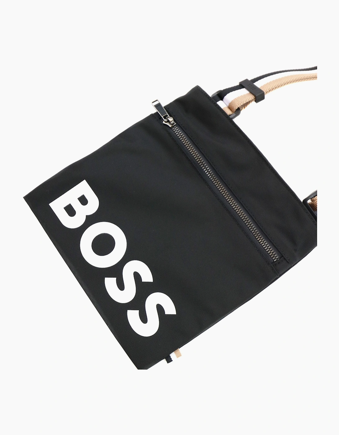 Hugo Boss Catch Printed Logo Envelope Bag Black/white