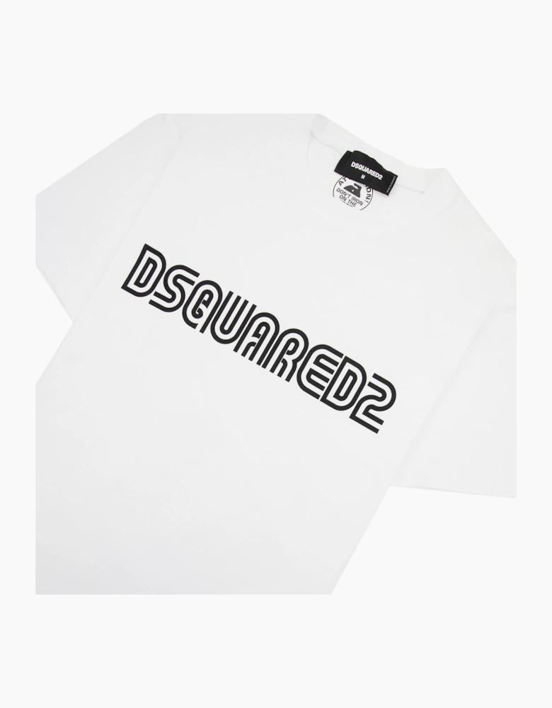 Dsquared2 D2 Outline Cool Tee White