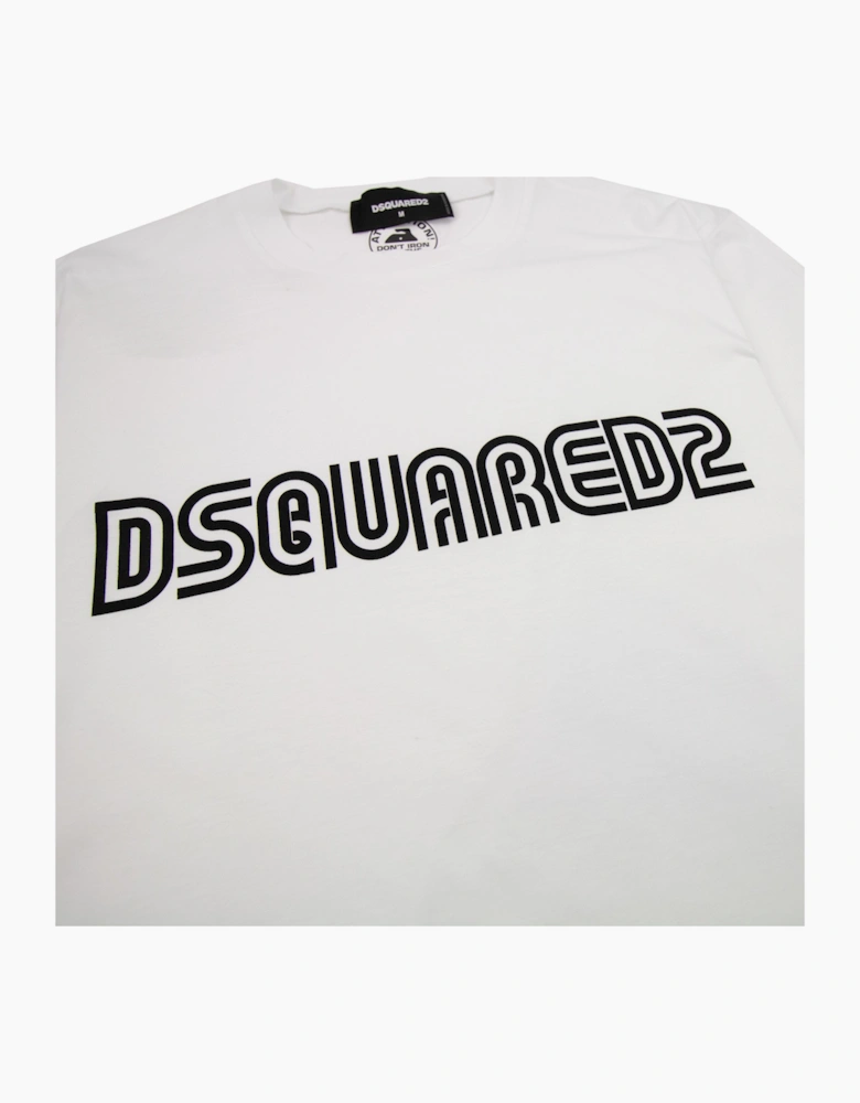Dsquared2 D2 Outline Cool Tee White