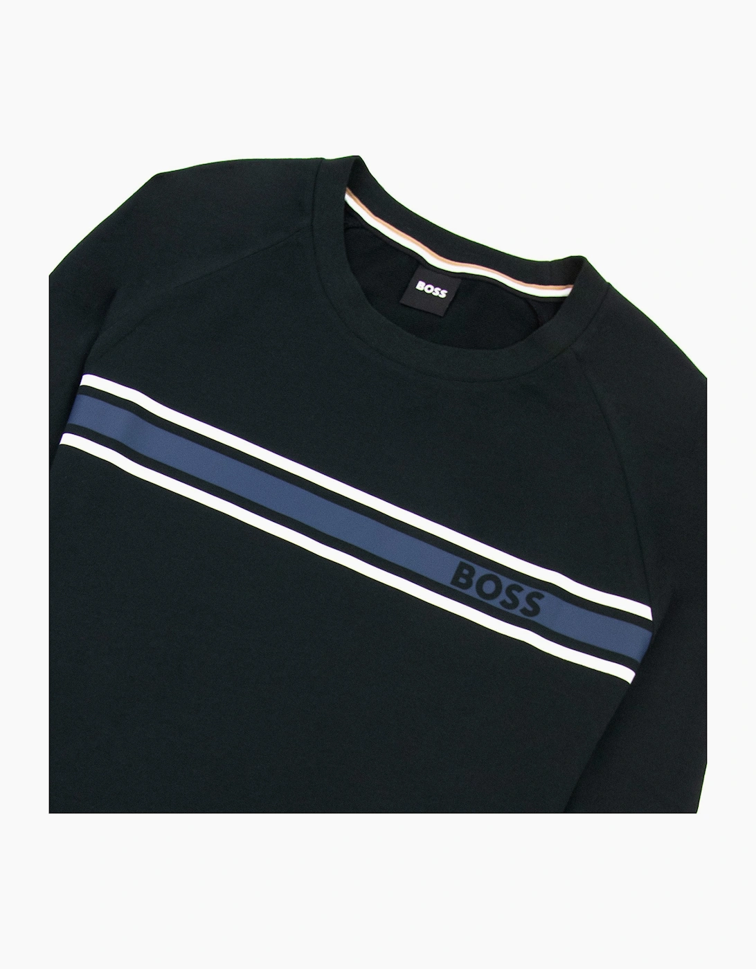 Hugo Boss Authentic Logo Crewneck Sweatshirt Black 001