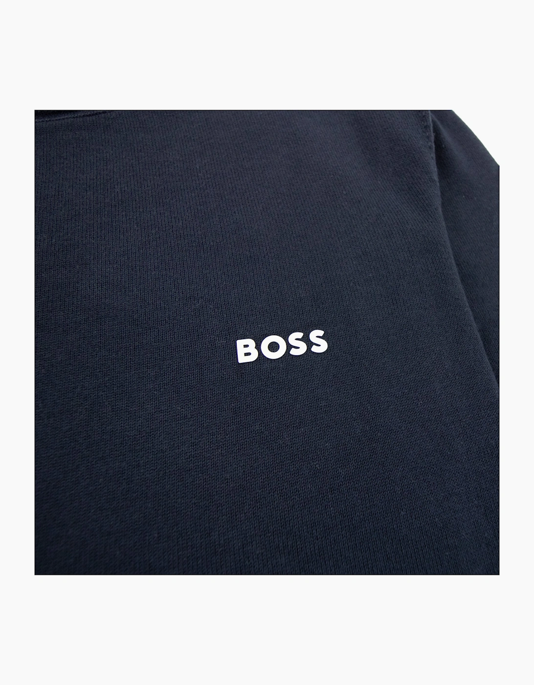 Hugo Boss Rallo Curved Logo Sweater Navy 402