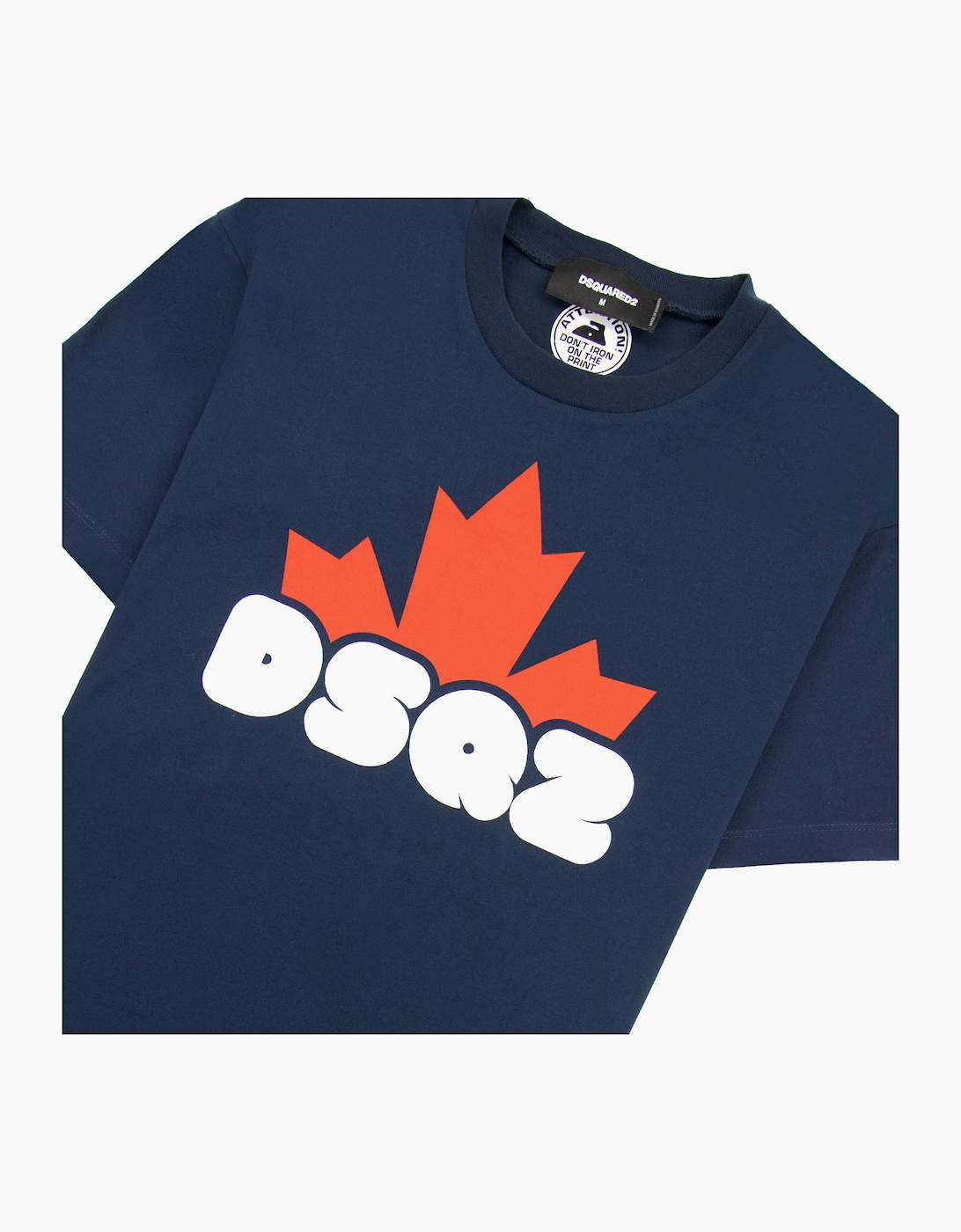 Dsquared2 Dsq2 Logo Print Cool T Shirt Navy 478