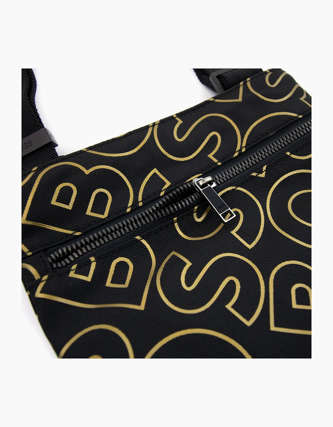 Hugo Boss Catch Ln Outline Logo Envelope Bag Black 001