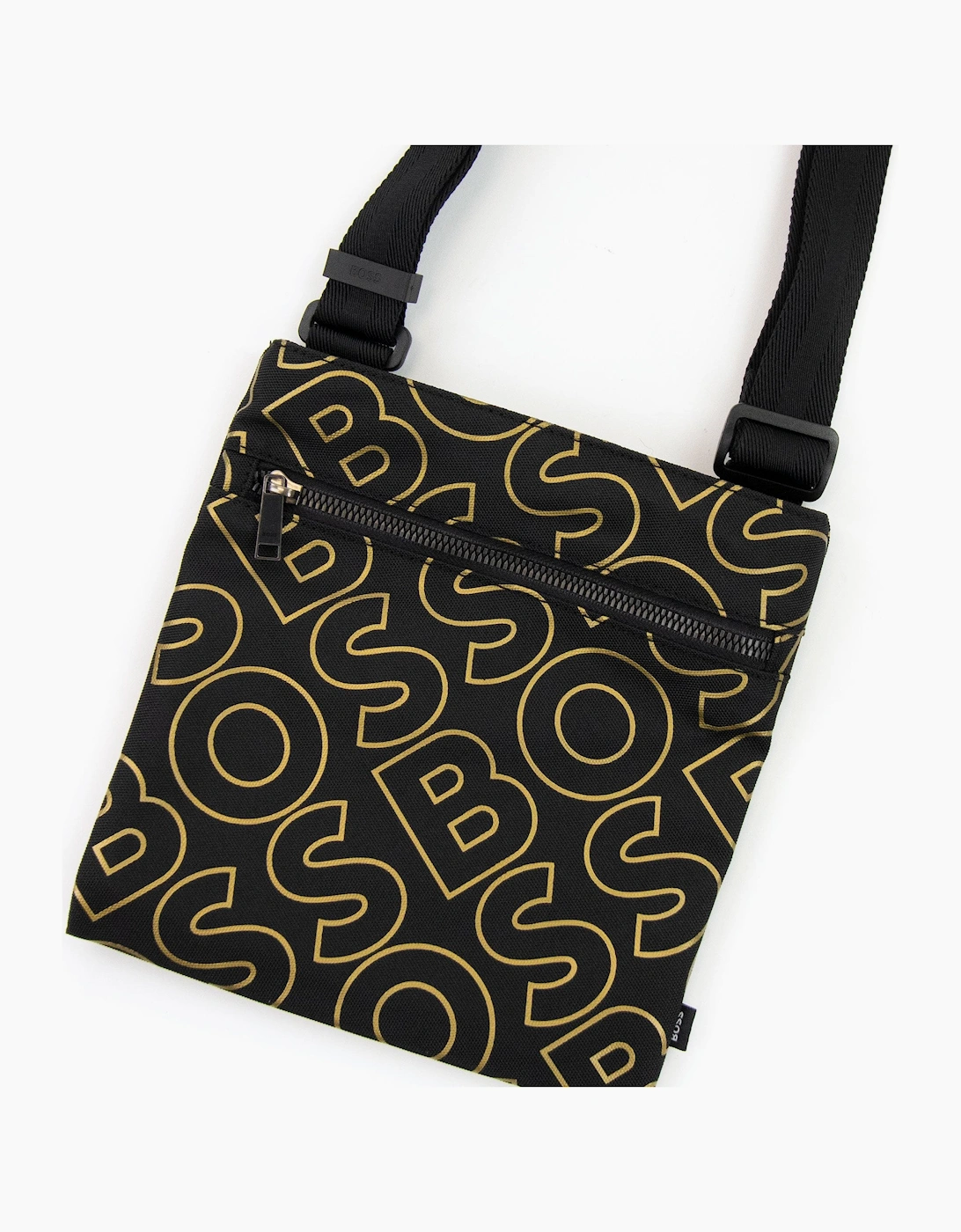 Hugo Boss Catch Ln Outline Logo Envelope Bag Black 001