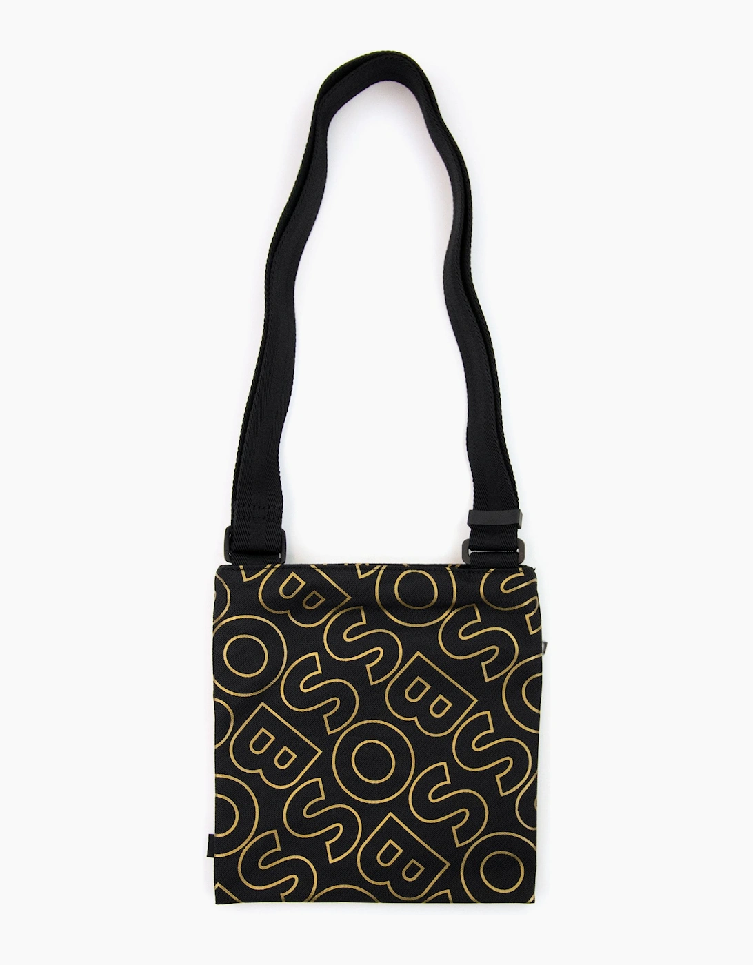 Hugo Boss Catch Ln Outline Logo Envelope Bag Black 001