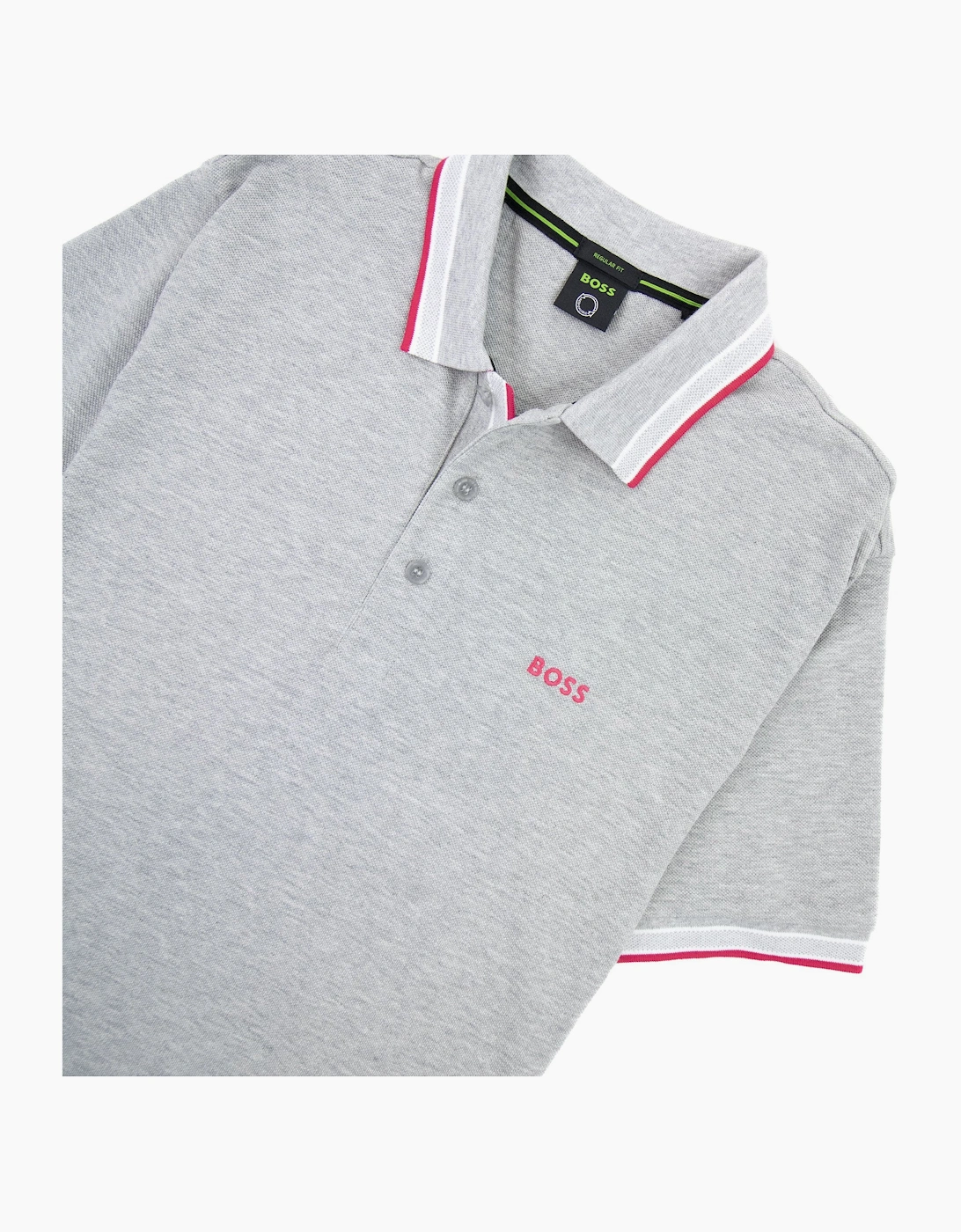 Hugo Boss Paddy Embroidered Logo Polo Grey 060