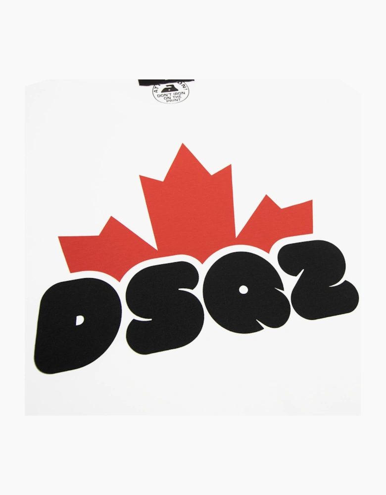 Dsquared2 Dsq2 Logo Print Cool T Shirt White 100