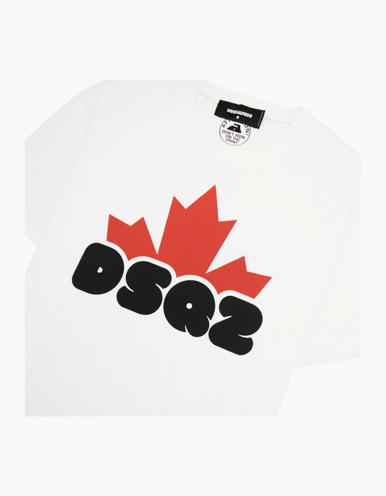 Dsquared2 Dsq2 Logo Print Cool T Shirt White 100