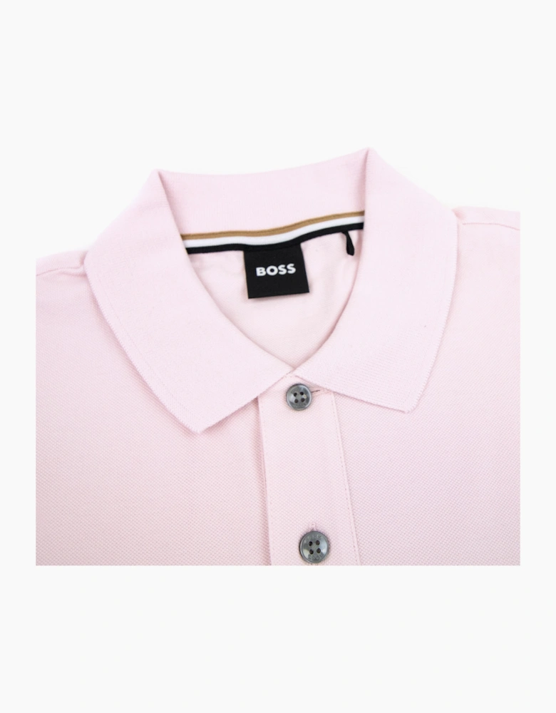 Hugo Boss Pallas Embroidered Logo S/s Polo Pink 684