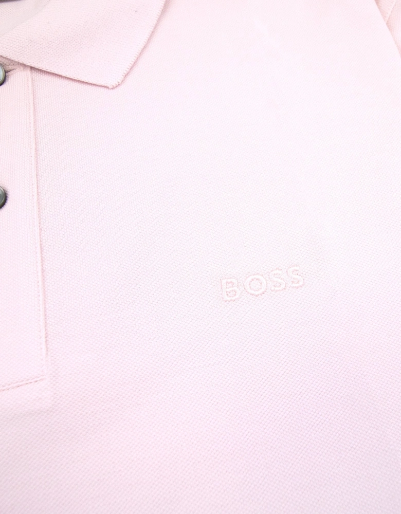 Hugo Boss Pallas Embroidered Logo S/s Polo Pink 684