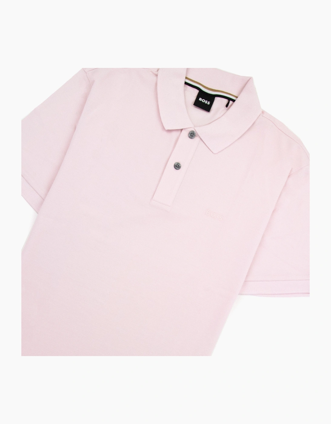 Hugo Boss Pallas Embroidered Logo S/s Polo Pink 684