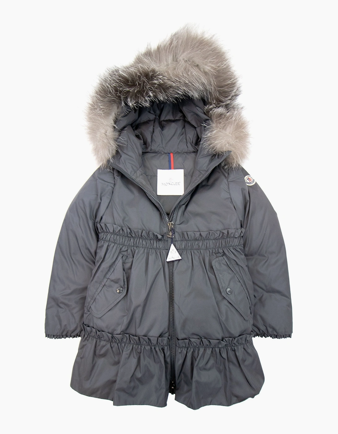 Moncler Junior Tourterelle Down Jacket Grey 927