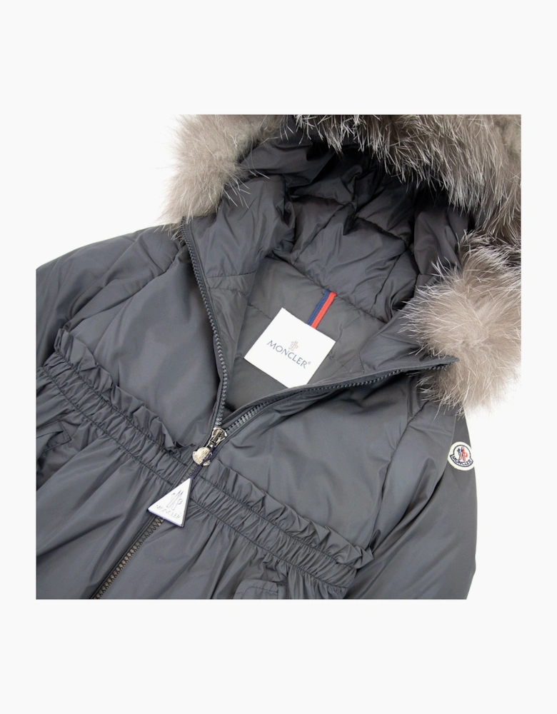 Moncler Junior Tourterelle Down Jacket Grey 927