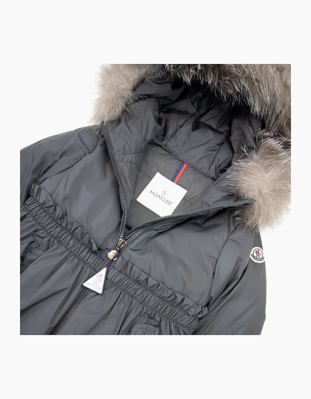 Moncler Junior Tourterelle Down Jacket Grey 927