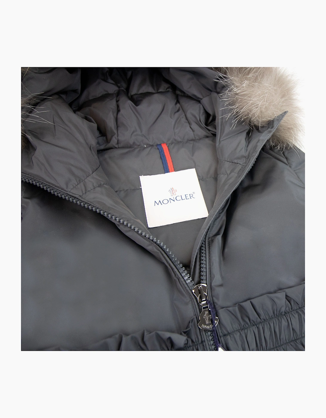 Moncler Junior Tourterelle Down Jacket Grey 927