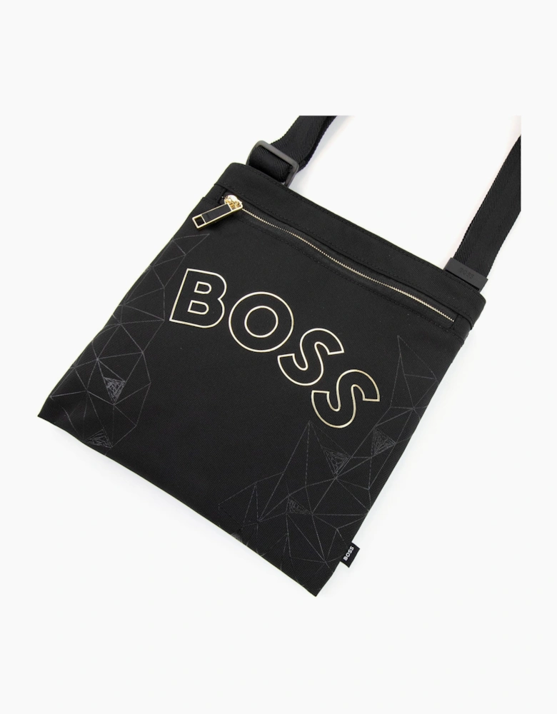 Hugo Boss Catch Gl Structured Nylon Seasonal Pattern Envolop Black 001