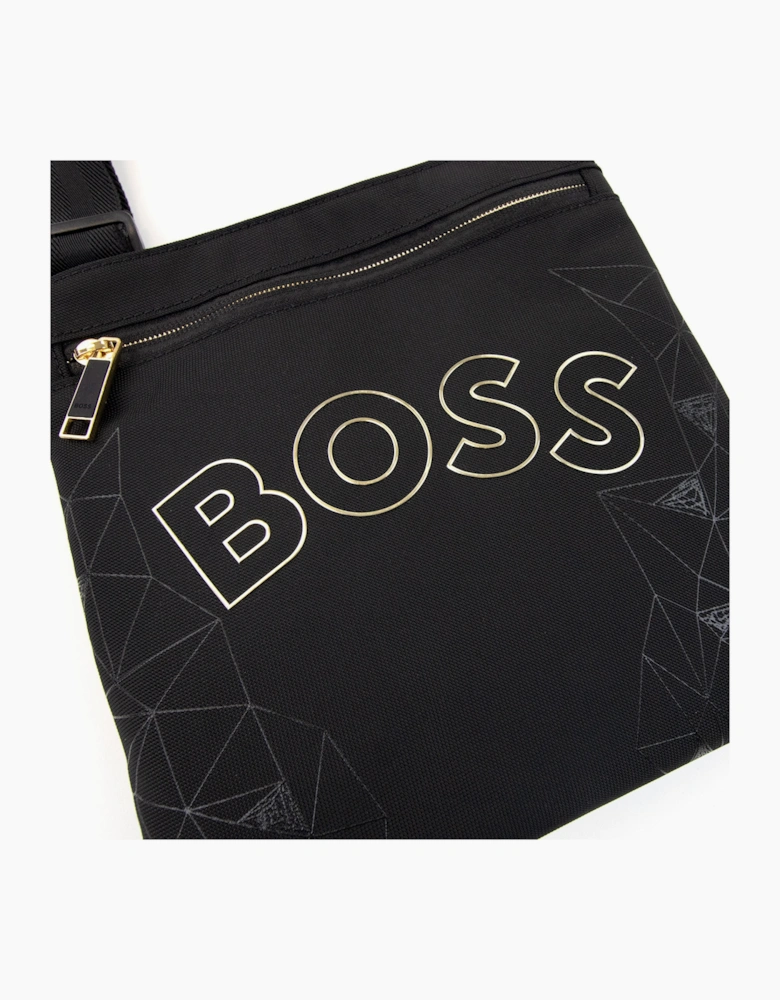 Hugo Boss Catch Gl Structured Nylon Seasonal Pattern Envolop Black 001