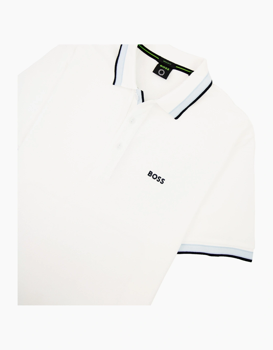 Hugo Boss Paddy Embroidered Logo Polo White 103