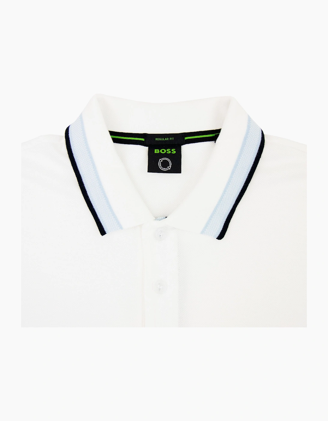 Hugo Boss Paddy Embroidered Logo Polo White 103