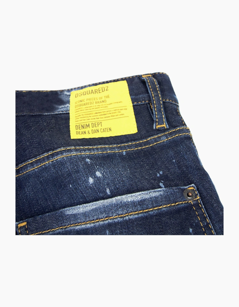 Dsquared2 Dark Ripped Bleach Wash Cool Guy Jeans Denim 470