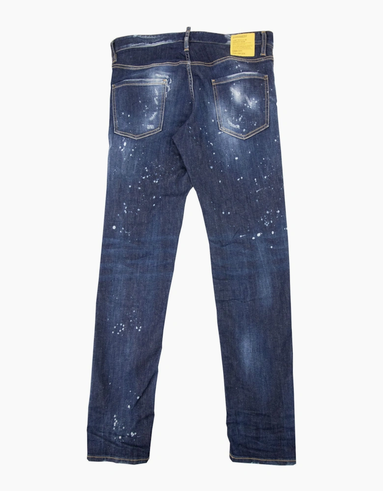 Dsquared2 Dark Ripped Bleach Wash Cool Guy Jeans Denim 470