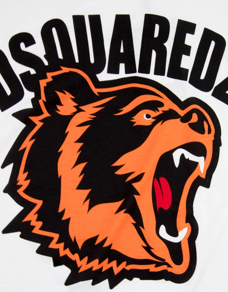 Dsquared2 Bear Logo T-shirt White
