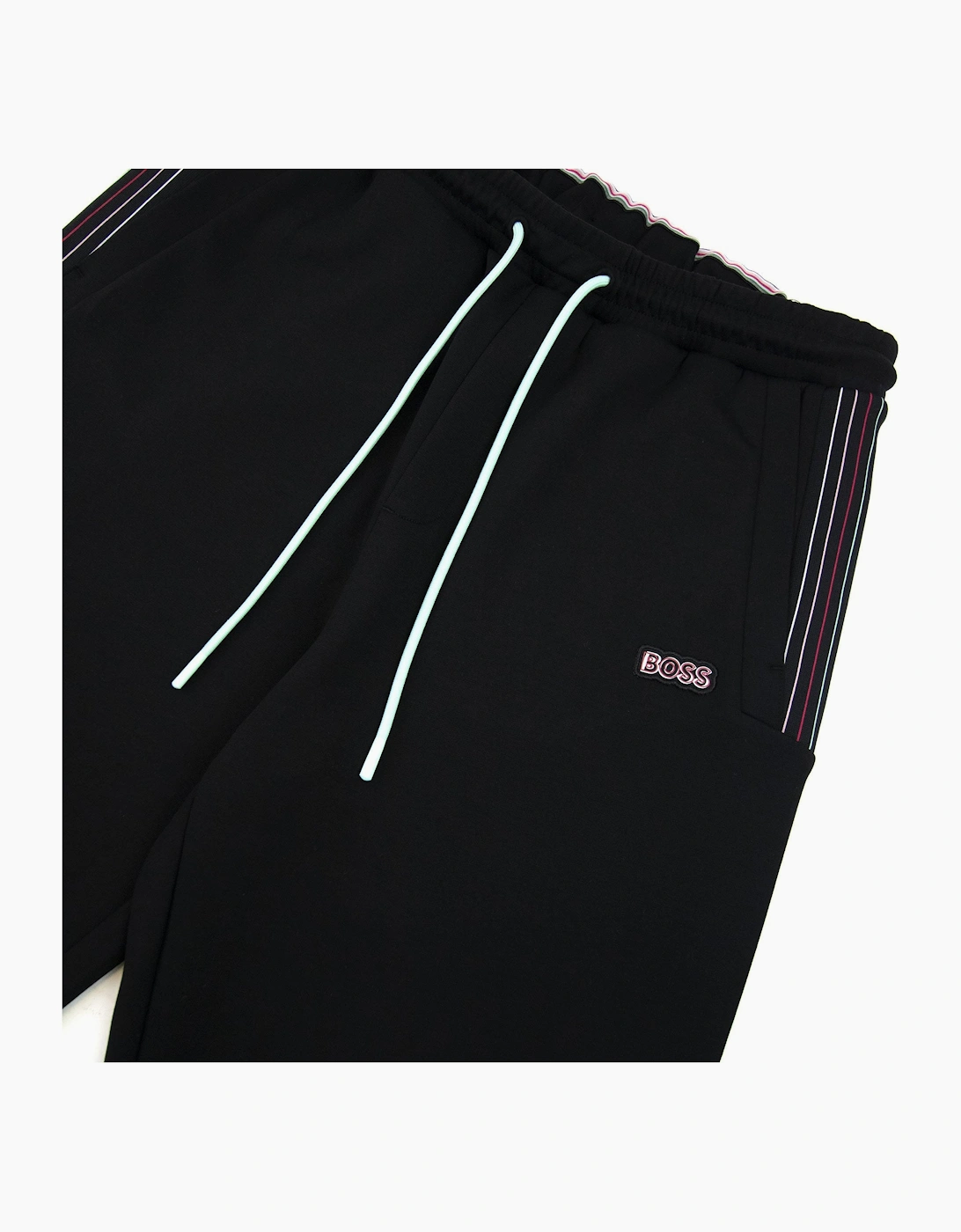 Hugo Boss Hadiko 1 Multi Coloured Stripe Bottoms Black 001