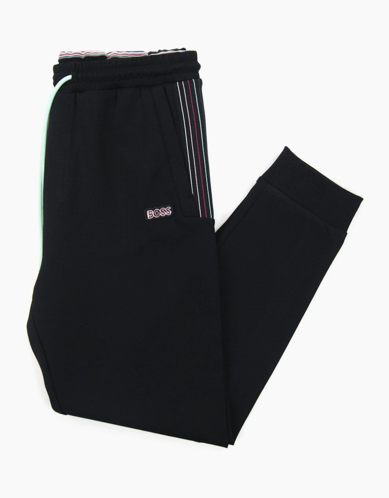 Hugo Boss Hadiko 1 Multi Coloured Stripe Bottoms Black 001