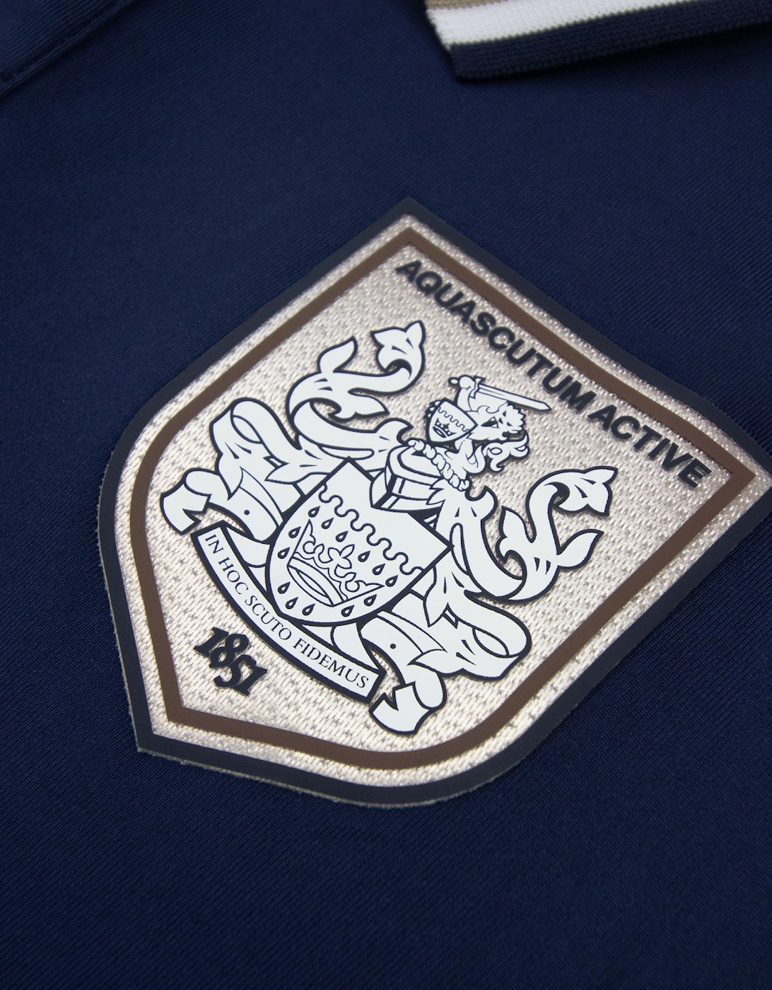 Aquascutum Since 1851 Football Shirt Navy 11