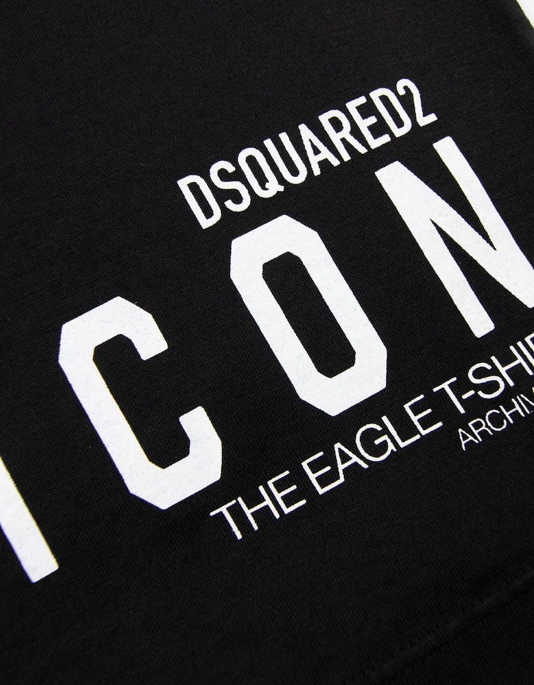 Dsquared2 Eagle Flag T-Shirt Black