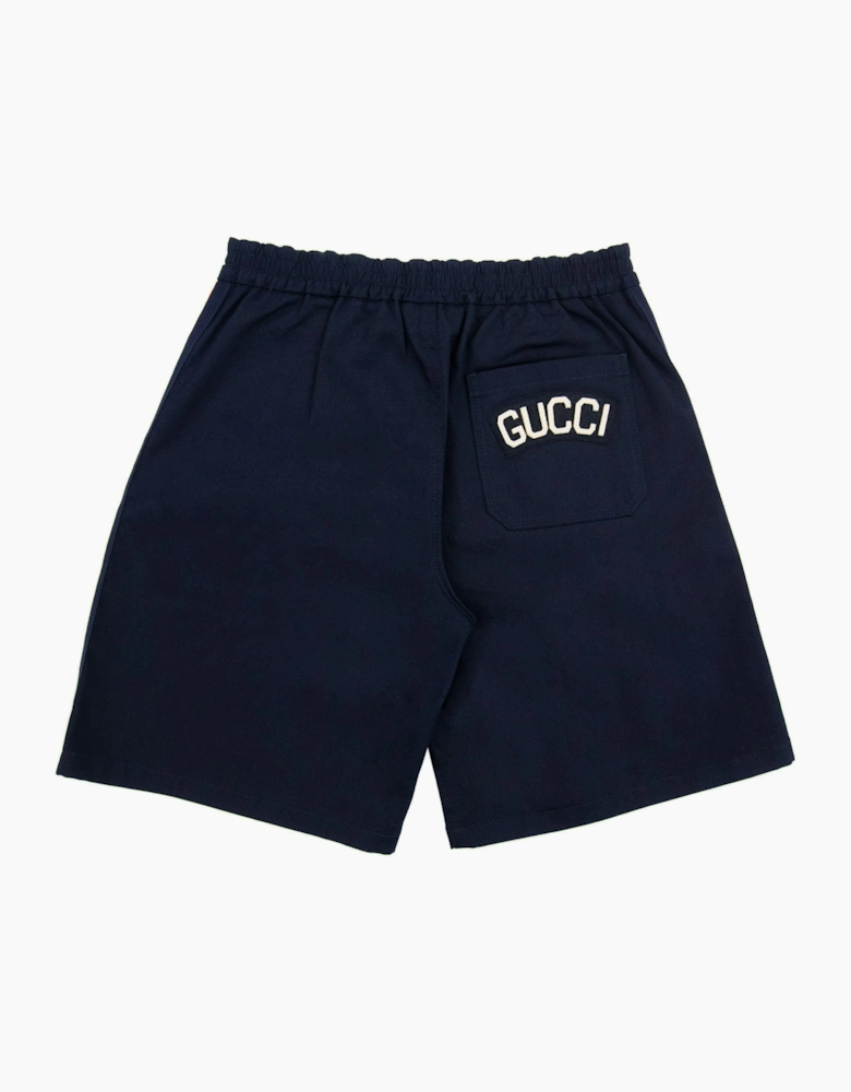 Gucci Junior Side Stripe Detail Short Navy 4265