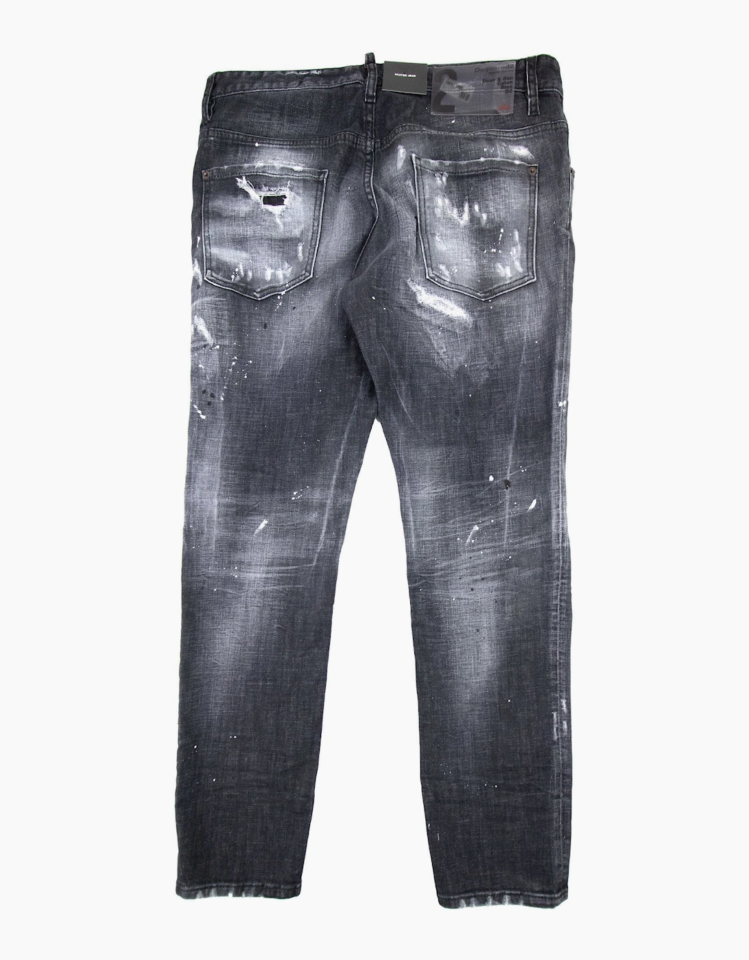 Dsquared2 Black Ripped Wash Skater Jean Black