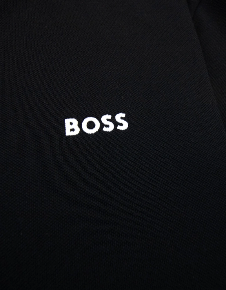Hugo Boss Plisy Regular Fit L/s Polo Black 003