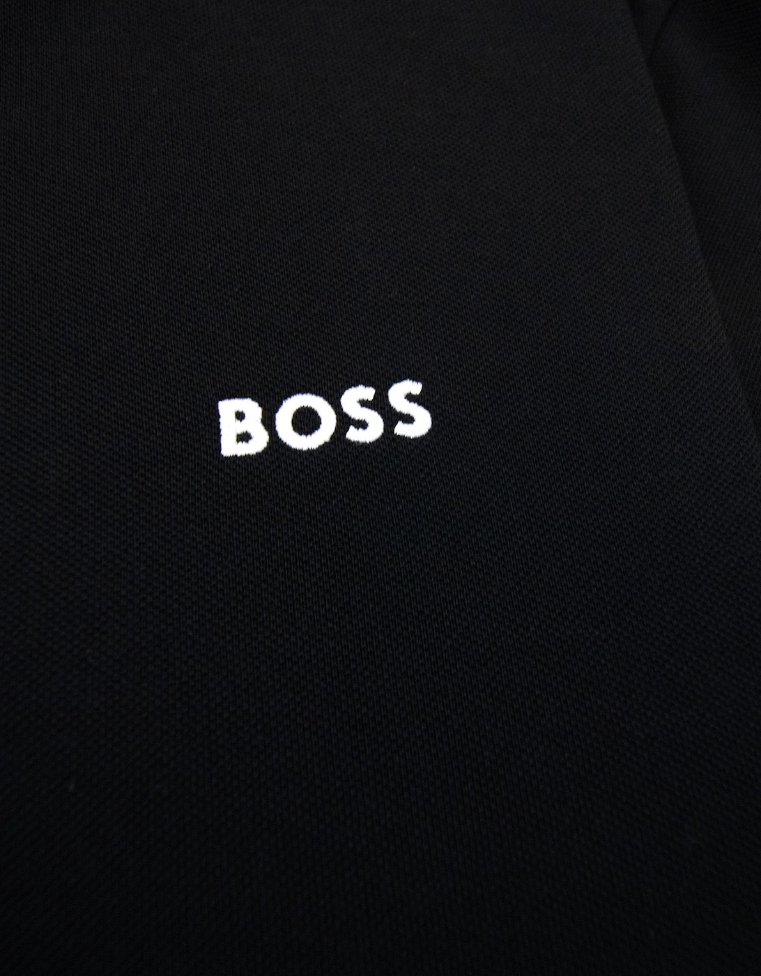 Hugo Boss Plisy Regular Fit L/s Polo Black 003