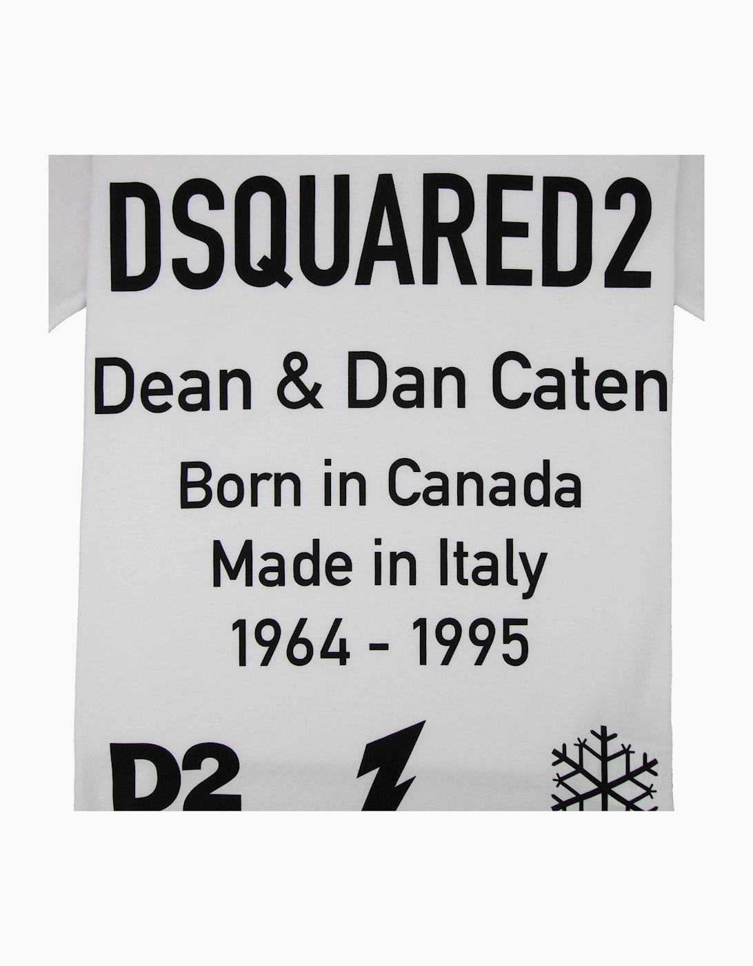 Dsquared2 Dean & Dan Symbol T-shirt White